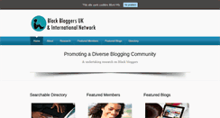 Desktop Screenshot of blackbloggersnetwork.co.uk