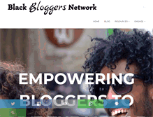 Tablet Screenshot of blackbloggersnetwork.com